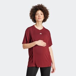 Adidas Performance T-Shirt »AEROREADY TRAIN ESSENTIALS STILL- – UMSTANDSMODE« Shadow Red / White  L
