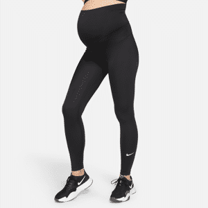 Nike One (M) Damen-Leggings mit hohem Bund (Umstandskleidung) - Schwarz - M (EU 40-42)