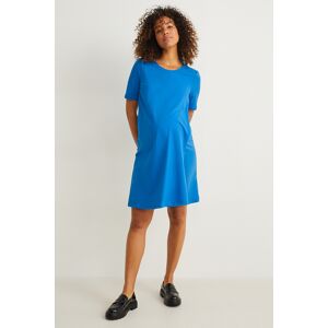 C&A Mama C&A Umstands-T-Shirt-Kleid, Blau, Größe: L Weiblich