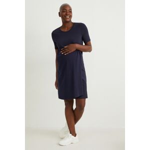 C&A Mama C&A Umstands-T-Shirt-Kleid, Blau, Größe: S Weiblich