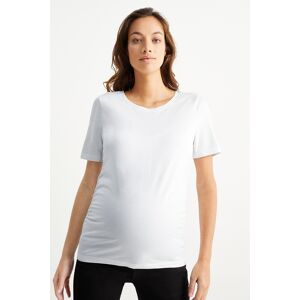C&A Mama C&A Multipack 2er-Umstands-T-Shirt, Weiss, Größe: S Weiblich