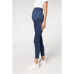 Calzedonia Schwangerschafts-Leggings aus Denim Frau Blau Größe L