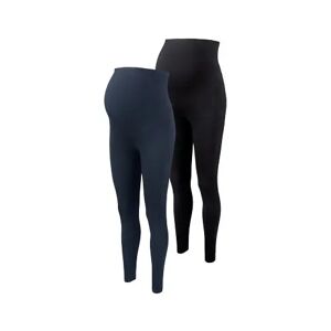 Tchibo - 2 Umstands-Leggings - Dunkelblau - Gr.: XL Baumwolle 1x XL 48/50 female