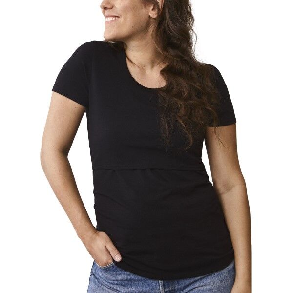 Boob Classic Short Sleeve Nursing T-Shirt - Black * Kampagne *