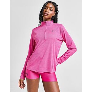 Under Armour Tech Textured 1/2 Zip Top, Pink  - Pink - Size: Small