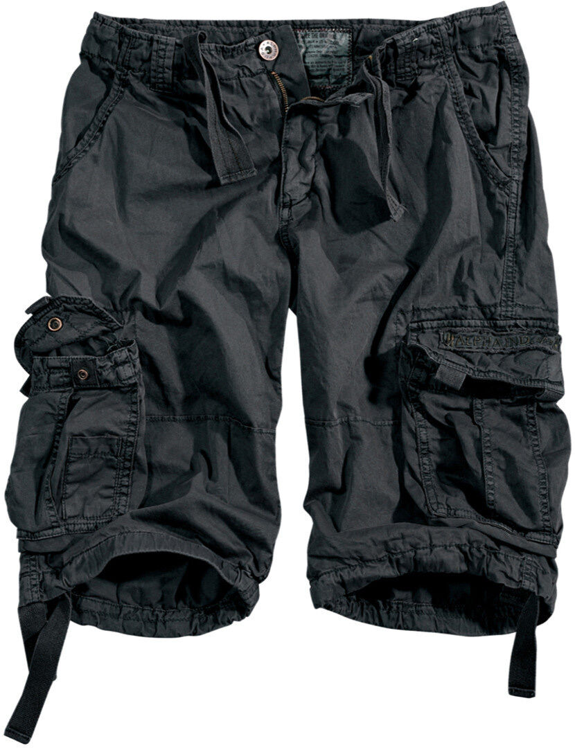 Alpha Industries Jet Shortsit Musta unisex 40