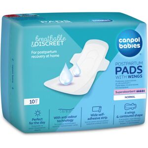 Canpol babies Postpartum Pads With Wings serviettes hygiéniques de maternité jour 10 pcs