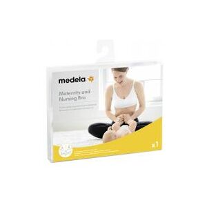 Medela Soutien-Gorge de Grossesse et d'Allaitement Blanc - Boîte plastique 1 soutien-gorge