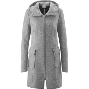 mamalila Manteau de grossesse a capuche Vienna gris clair