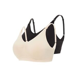 mama;licious mamalicious Soutien-gorge d'allaitement MLILJA pack de 2 beige/noir L/XL