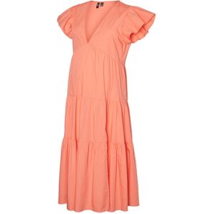 VERO MODA Robe de maternite VMMJARLOTTE Georgia Peach