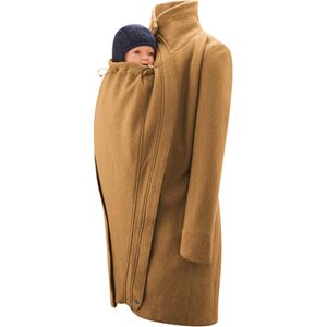 mamalila Manteau de portage de bebe eco-laine Oslo camel