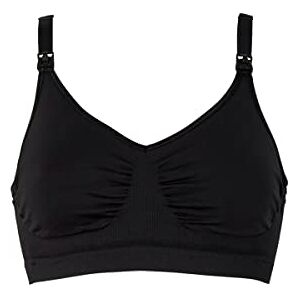 Medela 101038703 Maternity and Nursing Bra Soutien-gorge unisexe Noir Taille XL - Publicité