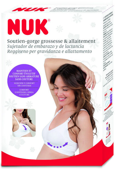 Nuk Soutien-gorge d'allaitement ajustable blanc t2