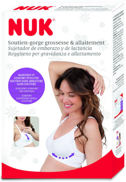 Nuk Soutien-gorge d'allaitement ajustable blanc t3