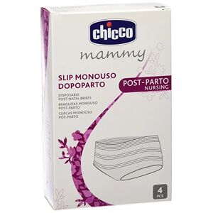 Chicco Slip Rete MonoUso Post Parto Taglia Unica 4 Pezzi