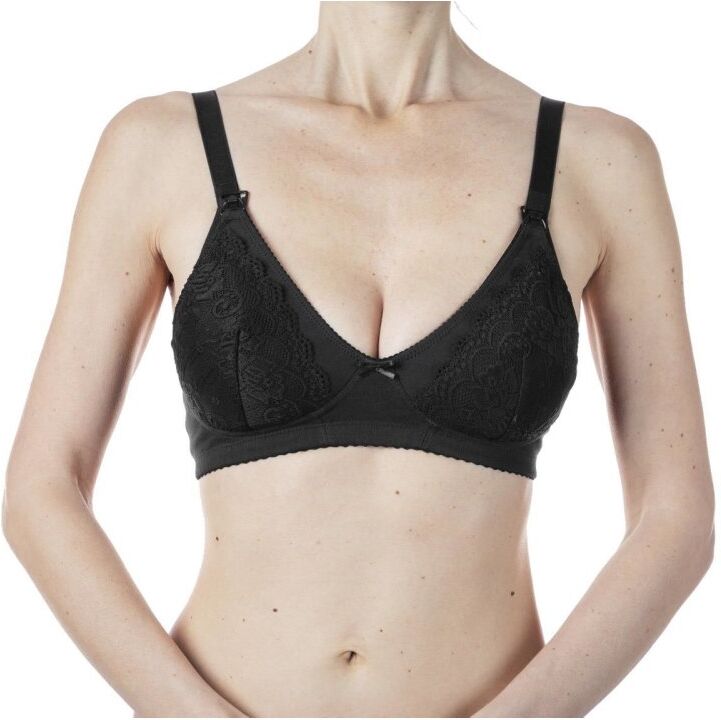 Artsana Spa Mammy Reggiseno Allattamento Cotone Nero 4d Chicco 1 Pezzo