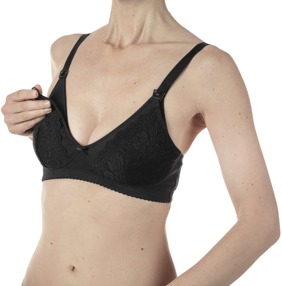 Chicco Mammy reggiseno cotone allattamento black 4c