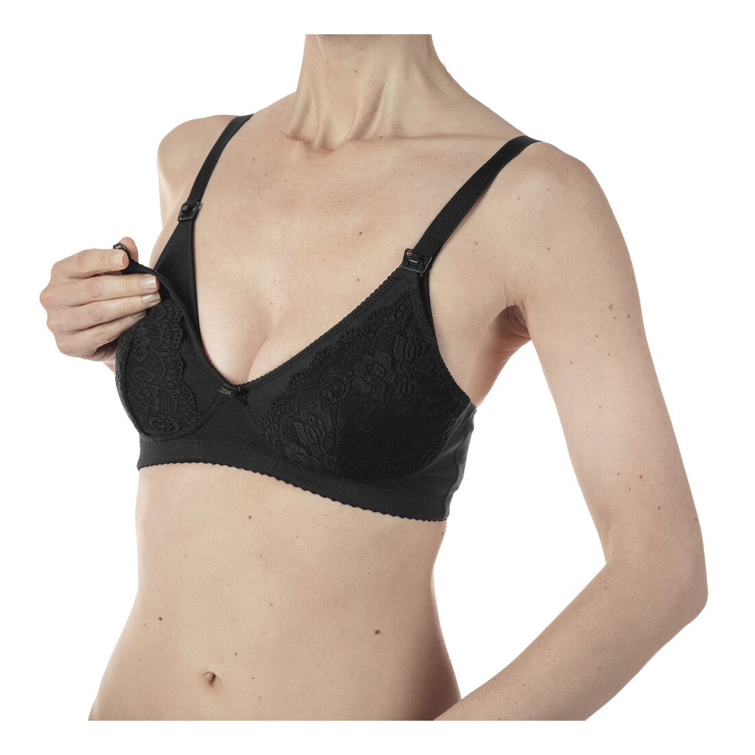 Chicco Mammy reggiseno cotone allattamento black 4d