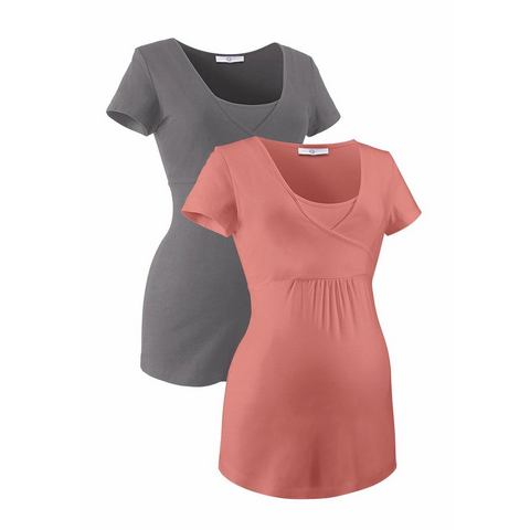 Neun Monate NU 15% KORTING: NEUN MONATE zwangerschapsshirt  - 33.99 - roze - Size: 36/38;40/42;44/46