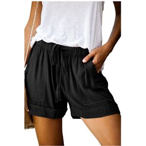 Unbranded (Black, 5XL) Women's loose shorts casual pants running fitness pants