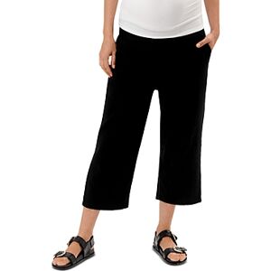 Nom Maternity Remy Cotton Pants  - Black - Size: Largefemale