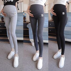 Lovely Clothes Maternity Leggings Cotton Adjustable Waist Pregnant Women Pregnancy Clothes Pants