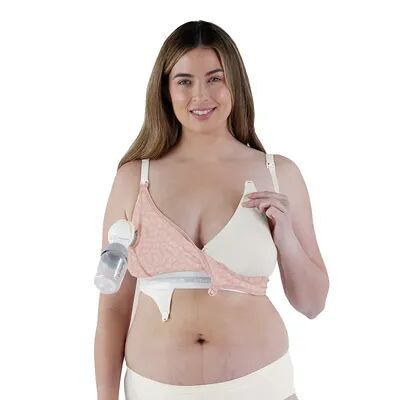 Bravado Designs Clip and Pump Hands-Free Nursing Bra Accessory 9301VBA, Women's, Size: Medium, Light Pink
