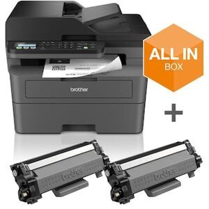 Brother MFC-L2827DWXL S/W-Laser-Multifunktionsdrucker Scanner Kopierer Fax WLAN