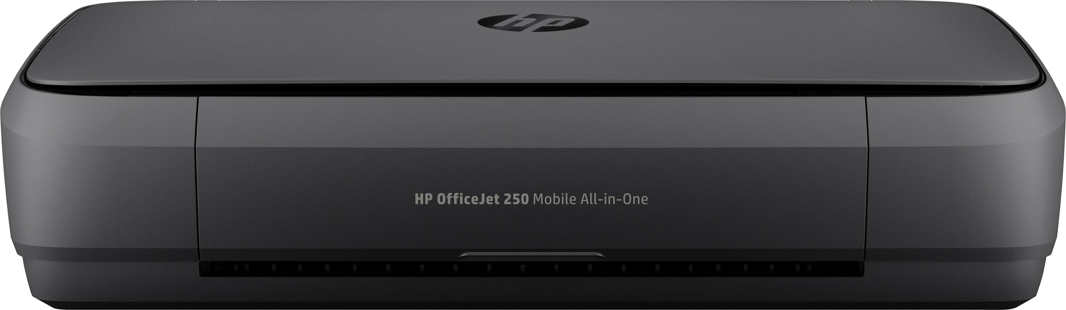 HP mobiler Drucker "Drucker OfficeJet 250 Mobiler All-in-One-Drucker" schwarz WLAN-Drucker