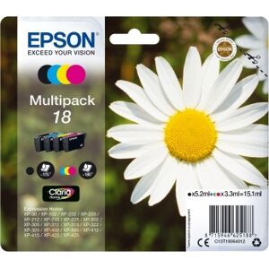 Epson T1806 Multipack 4 Farver Blækpatroner