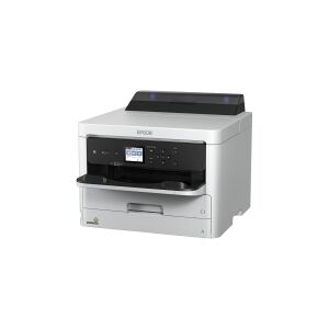 Epson WorkForce Pro WF-C5210DW - Printer - farve - Duplex - blækprinter - A4/Legal - 4800 x 1200 dpi - op til 24 spm (mono) / op til 24 spm (farve) - kapacitet: 330 ark - USB 2.0, Gigabit LAN, Wi-Fi(n), USB vært, NFC