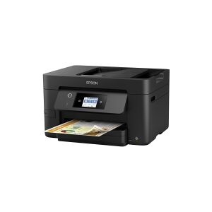 Epson WorkForce Pro WF-3820DWF - Multifunktionsprinter - farve - blækprinter - A4/Legal (medie) - op til 21 spm (udskriver) - 250 ark - 33.6 Kbps - USB 2.0, LAN, Wi-Fi(n), USB vært