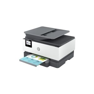 HP Officejet Pro 9010e All-in-One - Multifunktionsprinter - farve - blækprinter - Legal (216 x 356 mm) (original) - A4/Legal (medie) - op til 21 spm (kopiering) - op til 22 spm (udskriver) - 250 ark - 33.6 Kbps - USB 2.0, LAN, Wi-Fi(n), USB vært - HP Inst