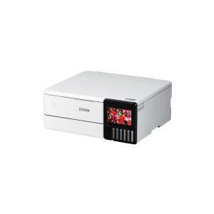 Epson EcoTank L8160 - Multifunktionsprinter - farve - blækprinter - A4/Letter (medie) - op til 16 spm (udskriver) - 100 ark - USB, LAN, USB vært, Wi-Fi(ac)