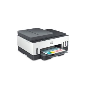 HP Smart Tank 7305 All-in-One - Multifunktionsprinter - farve - blækprinter - kan genopfyldes - Letter A (216 x 279 mm)/A4 (210 x 297 mm) (original) - A4/Legal (medie) - op til 13 spm (kopiering) - op til 15 spm (udskriver) - 250 ark - USB 2.0, LAN, Wi-Fi