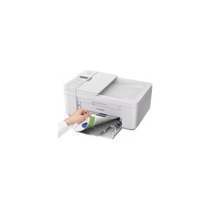 Canon PIXMA TR4651 - Multifunktionsprinter - farve - blækprinter - A4 (210 x 297 mm), Legal (216 x 356 mm) (original) - A4/Legal (medie) - op til 6.4 spm (kopiering) - op til 8.8 ipm (udskriver) - 100 ark - 33.6 Kbps - USB 2.0, Wi-Fi(n) - hvid