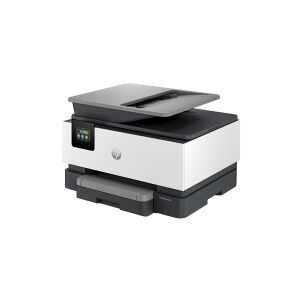 HP Officejet Pro 9120b All-in-One - Multifunktionsprinter - farve - blækprinter - Legal (216 x 356 mm) (original) - A4/Legal (medie) - op til 19 spm (kopiering) - op til 20 spm (udskriver) - 250 ark - 33.6 Kbps - USB 2.0, LAN, Wi-Fi(n), USB vært