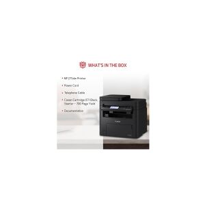 Canon i-SENSYS MF275dw - Multifunktionsprinter - S/H - laser - A4 (210 x 297 mm), Legal (216 x 356 mm) (original) - A4/Legal (medie) - op til 29 spm (kopiering) - op til 29 spm (udskriver) - 150 ark - 33.6 Kbps - USB 2.0, LAN, Wi-Fi(n)