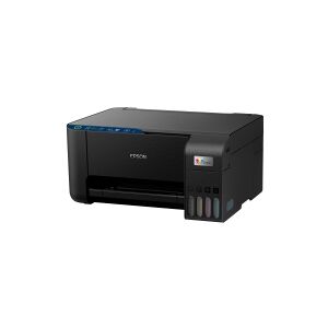 Epson EcoTank ET-2811 - Multifunktionsprinter - farve - blækprinter - A4 (medie) - op til 10 spm (udskriver) - 100 ark - USB, Wi-Fi - sort