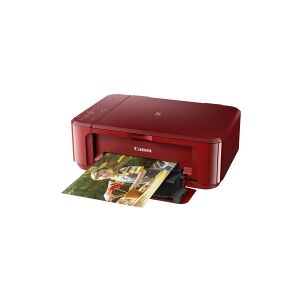 Canon PIXMA MG3650 - Multifunktionsprinter - farve - blækprinter - A4 (210 x 297 mm), Letter A (216 x 279 mm) (original) - A4/Legal (medie) - op til 9.9 ipm (udskriver) - 100 ark - USB 2.0, Wi-Fi(n) - rød