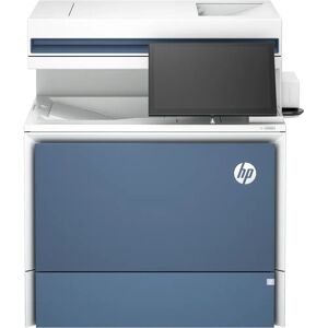 HP Color LaserJet Enterprise Flow Stampante multifunzione 5800zf, Stampa, copia, scansione, fax, Alimentatore automatico di documenti; vassoi ad alta capacità opzionali; touchscreen; cartuccia TerraJet [58R10A#B19]
