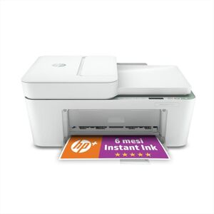 HP Multifunzione Deskjet 4122e 6 Mesi Instant Ink +-bianca