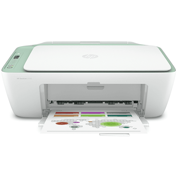 hp stampante deskjet 2722e + ed instant ink, inkjet