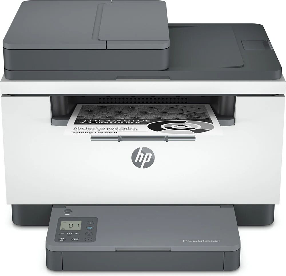 LaserJet Stampante multifunzione HP M234sdwe, Bianco e nero, Stampante per Abitazioni e piccoli uffici, Stampa, copia, scansione, HP+,  scansione verso e-mail scansione verso PDF