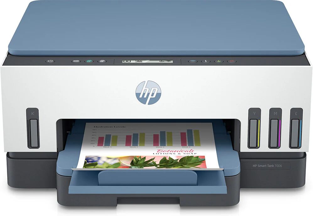 HP Smart Tank Stampante multifunzione 7006, Colore, Stampante per Stampa, scansione, copia, wireless, scansione verso PDF