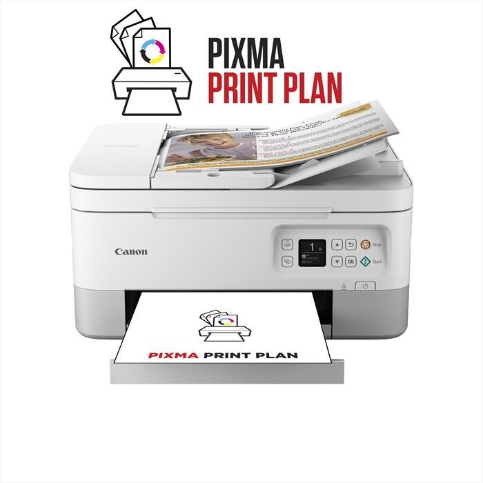 Canon Multifunzione Pixma Ts7451i-white