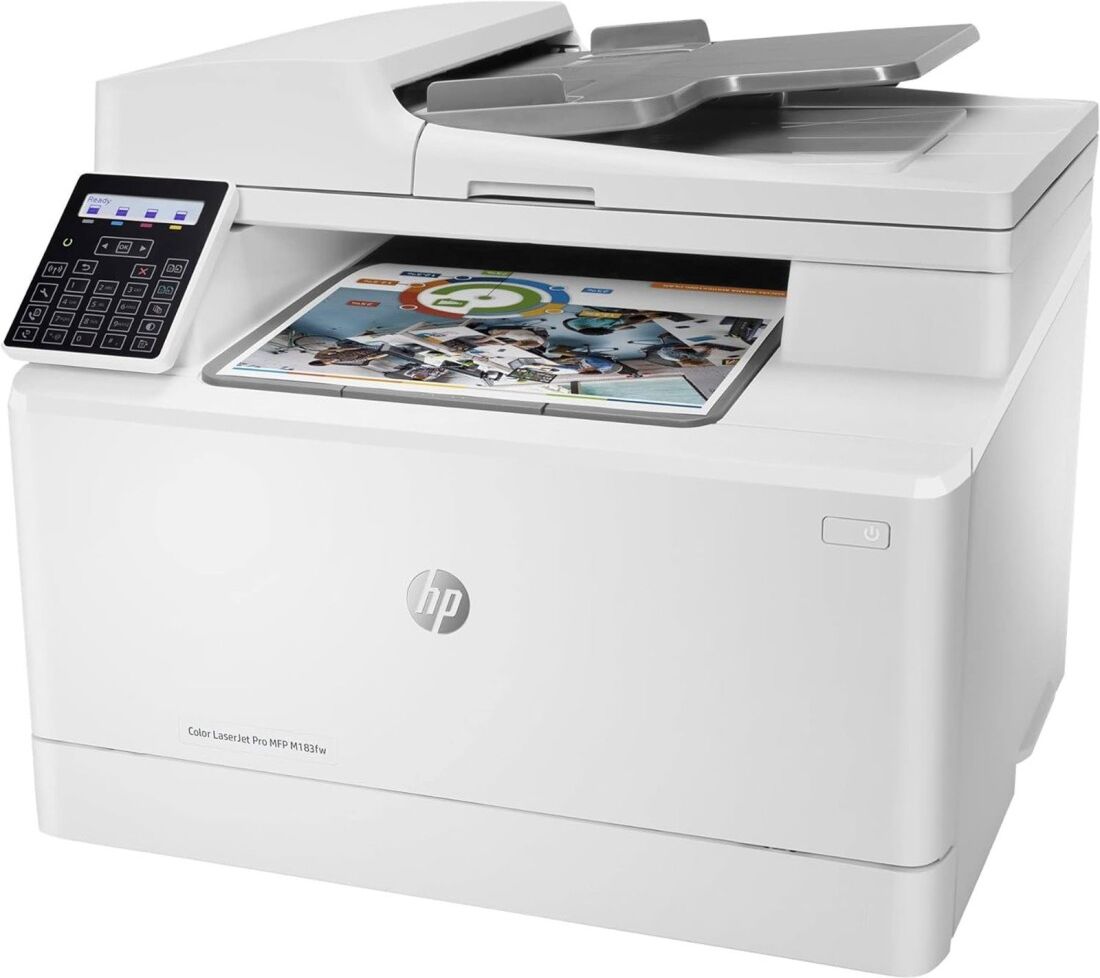 Stampante HP LaserJet Pro MFP M183fw Multifunzione a Colori