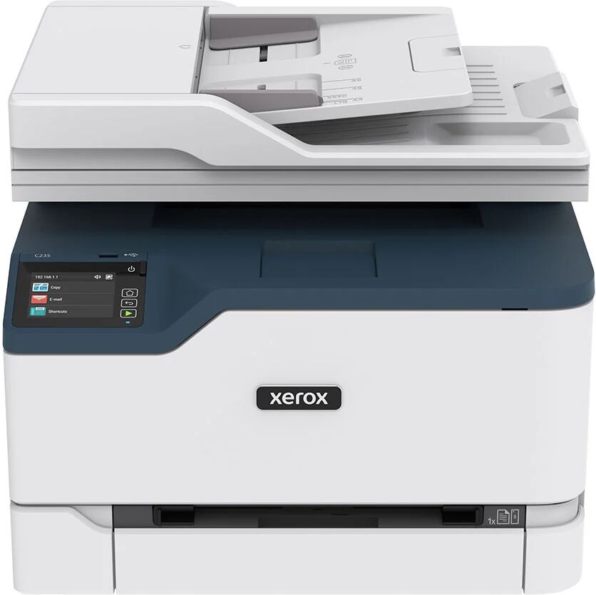 Xerox C235 A4 22 ppm Copia/Stampa/Scansione/Fax wireless PS3 PCL5e/6 ADF 2 vassoi Totale 251 fogli