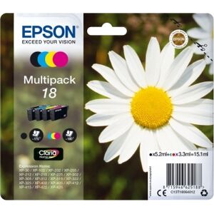 Bläckpatron Epson T1806 Multipack 4 Färger